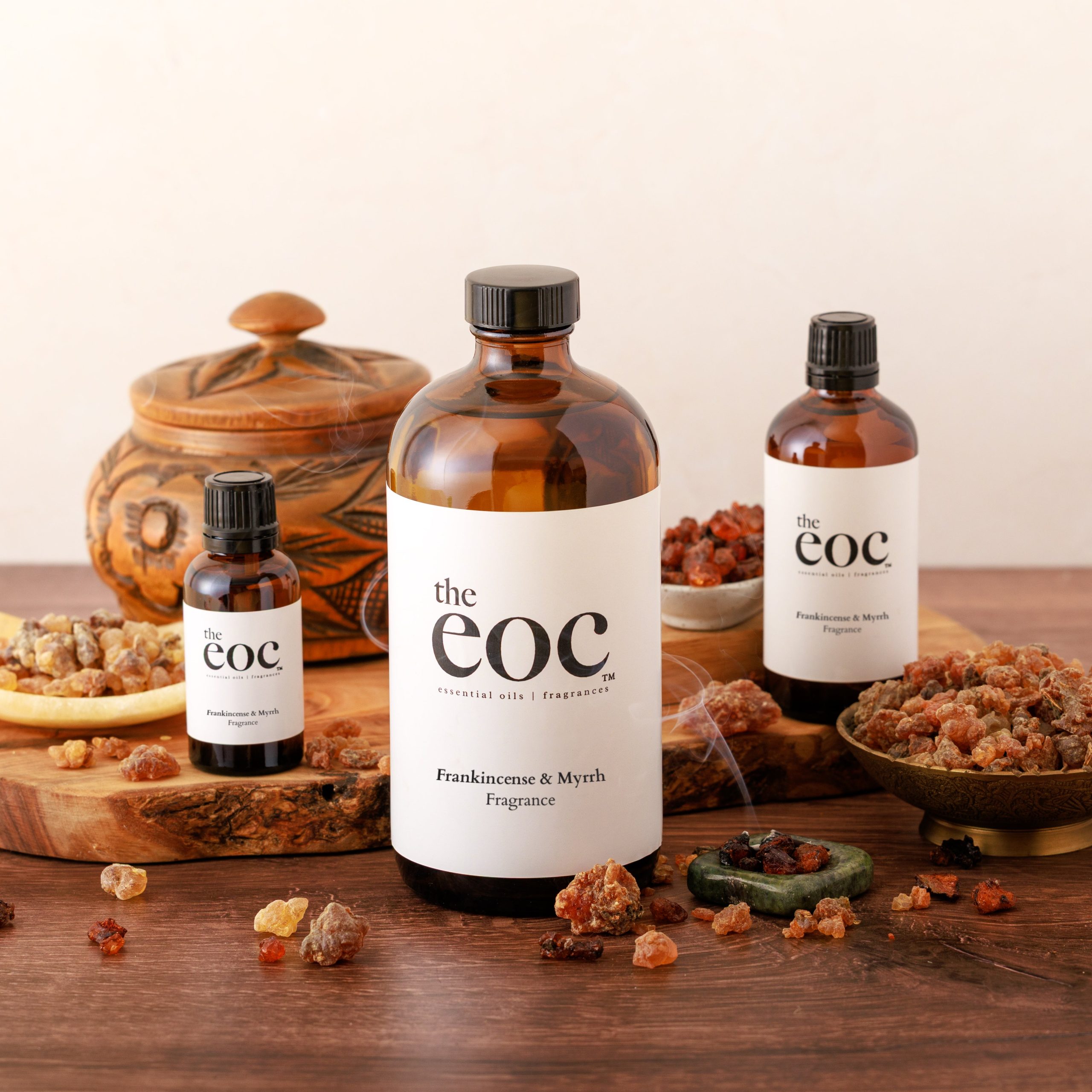 Holiday Frankincense & Myrrh Essential Oil Gift Set - Image 2